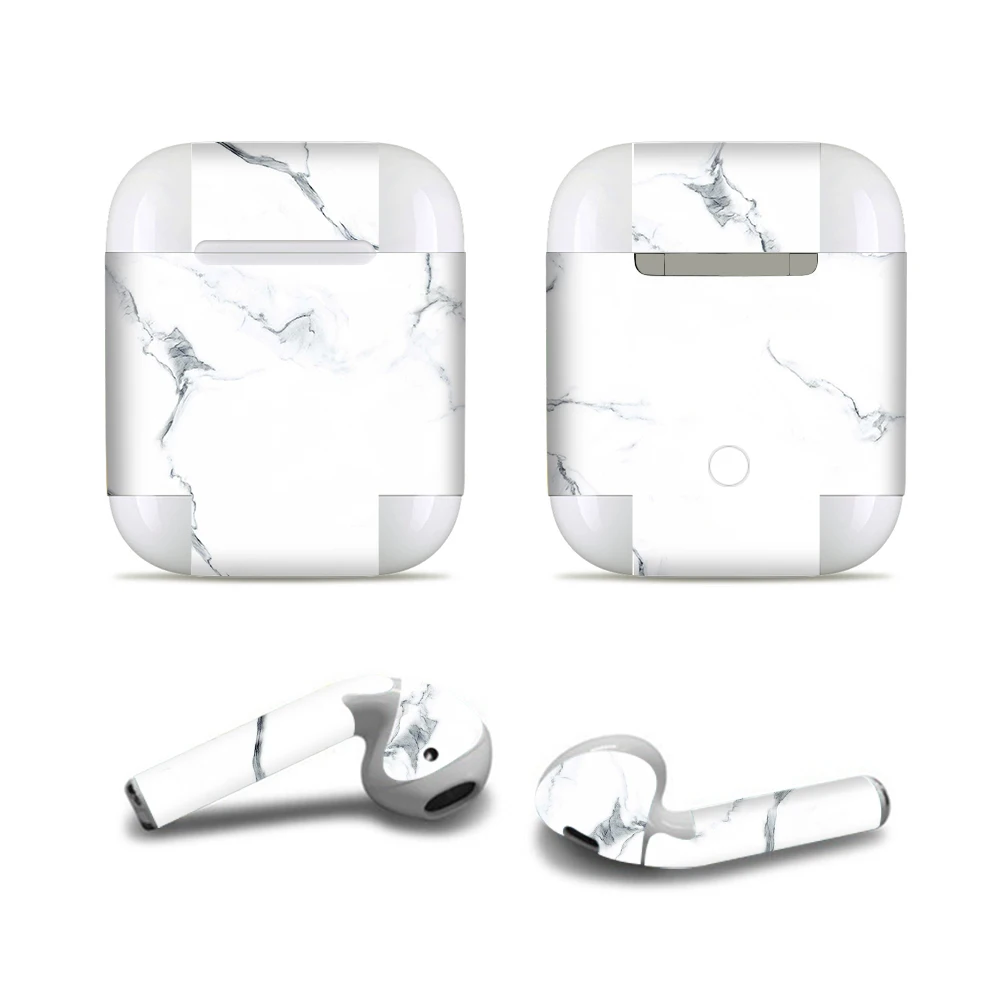 GOOYIYO стикер для наушников Apple AirPods 2 с беспроводной зарядной коробкой кожи DIY