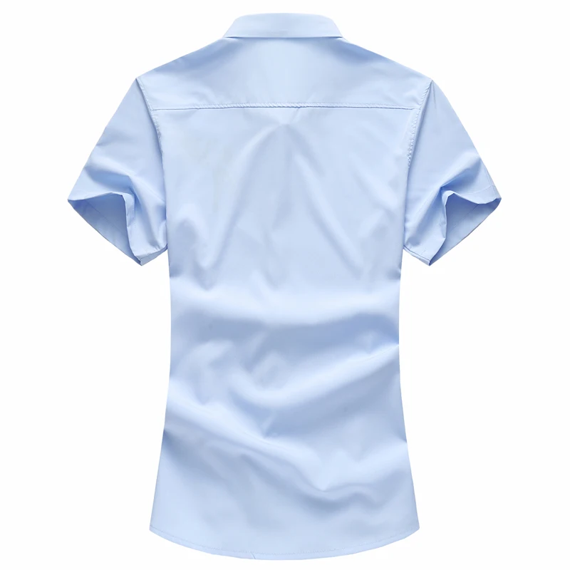 Мужская рубашка LONMMY 6XL 7XL с вышивкой птицы короткий рукав рубашки одежда