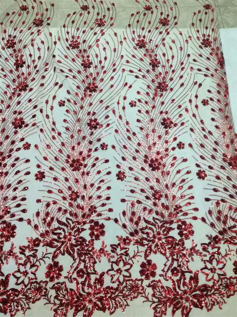 Вышитая кружевная ткань французская с блестками Высококачественная африканская