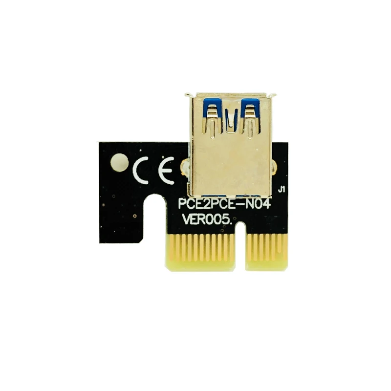 10 шт. Райзер карта h1111z Pci e 1x до 16x60 см Usb 3 0|Компьютерные кабели и разъемы| |
