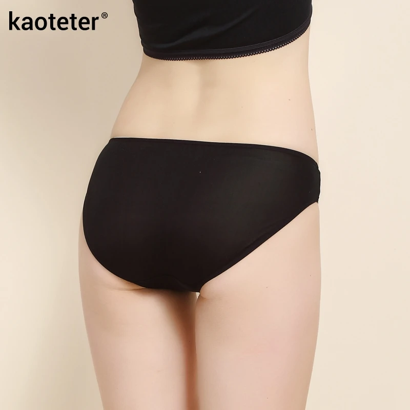 Женские трусы из 100% натурального шелка новое женское нижнее белье бесшовное