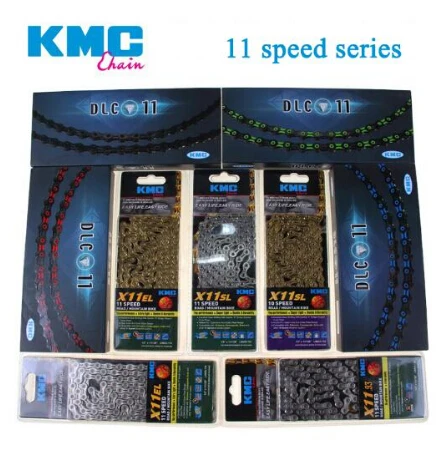KMC X8 X9 X9sl X10 X10sl X11SL Catena Della 9 S 10 11 Oro для MTB/шоссейного велосипеда SHIMANO 8 velocita 116L цепь |