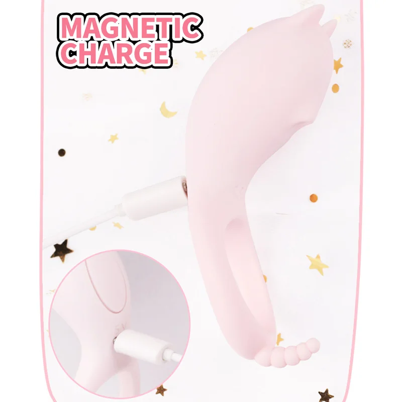 Вибрирующее кольцо для пениса с usb зарядкой стимулятор клитора секс игрушки