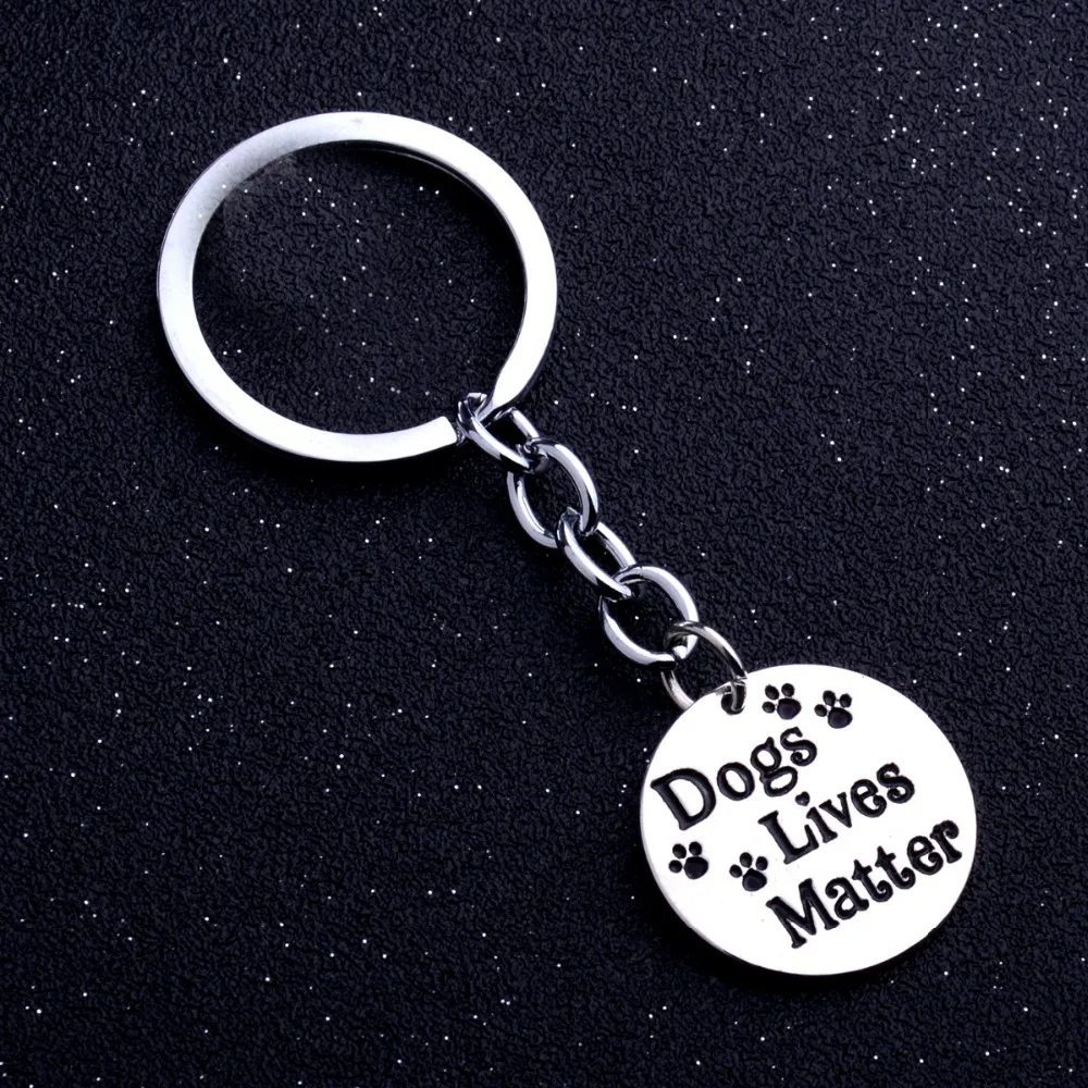 Брелок ювелирный с принтом собак живых лап | Украшения и аксессуары