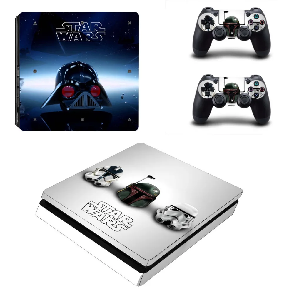 Звездные войны Дарт Вейдер PS4 тонкая кожа Наклейка для sony playstation 4 консоль и контроллер для Dualshock 4 PS4 тонкая Наклейка