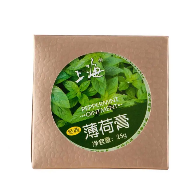 25 г мятный крем освежающий успокаивающее головная боль ментолом Salve