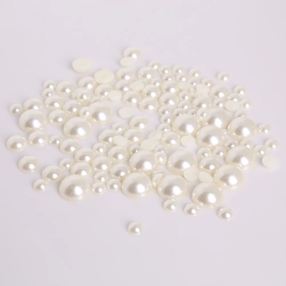 Лидер продаж! Бусины из АБС пластика с имитацией жемчуга диаметром 14 мм 50 дюймов