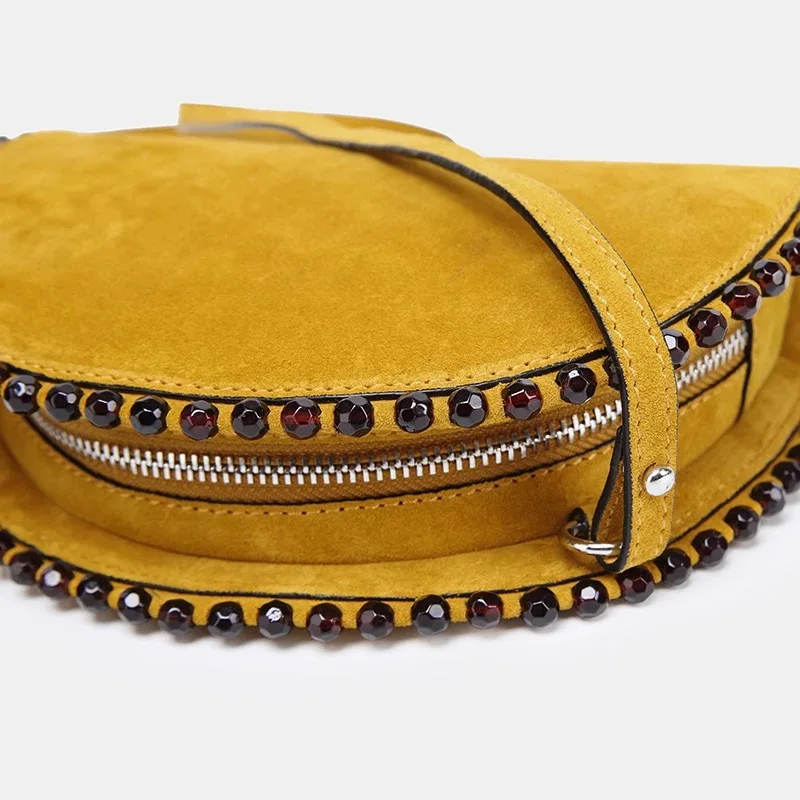 Женские сумки 2019 роскошные дизайнерские замшевые желтые кошельки и маленькие на