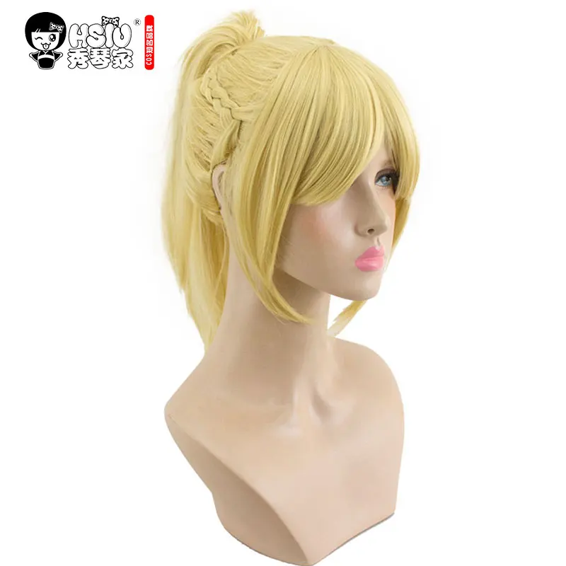 

HSIU высокое качество Аниме игра Fate/Apocrypha Мордред косплей парик костюм играть Женщина взрослый парики Хэллоуин синтетические волосы