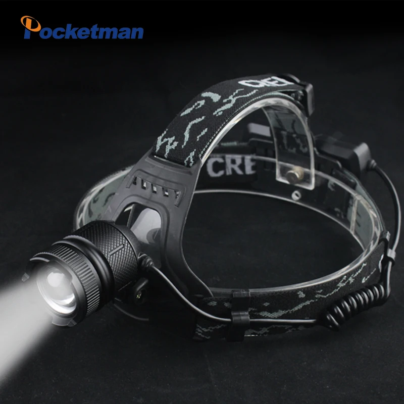 3800LM USB Rechargeable Headlamp Front Light Zoomable XM-L T6 LED Flashlight Headlight Torch 18650 battery Riding lights | Лампы и