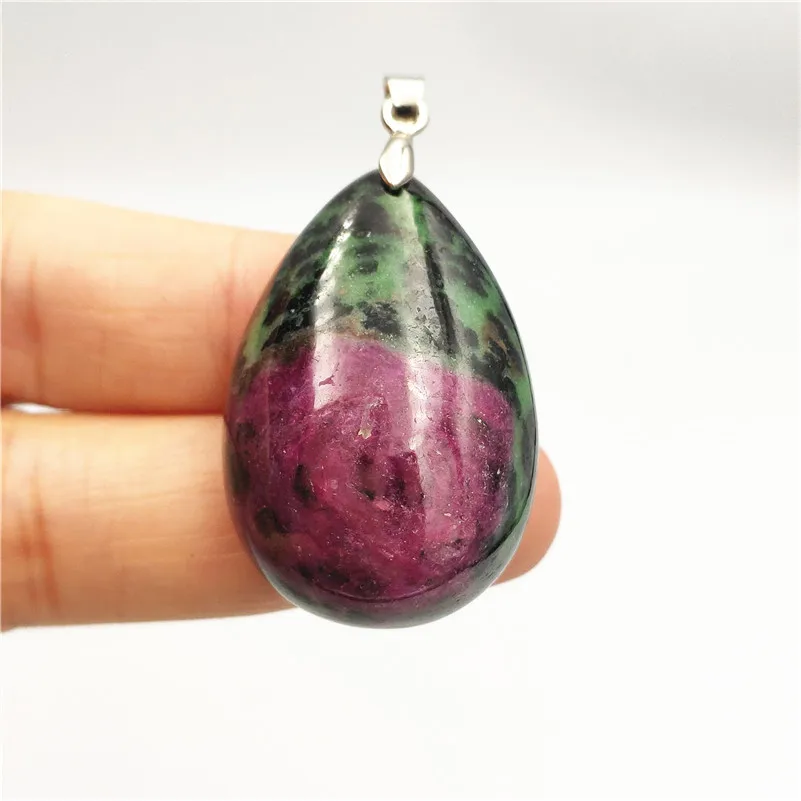 С натуральным Рубином подвеска с циозитом Стразы для ногтей камень 35x24x12 мм Для