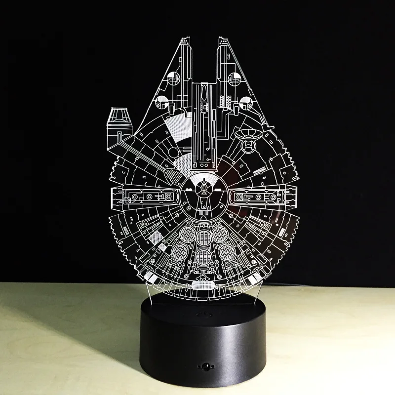 Disney Звездные войны космический светильники 7 Цвет изменение Игрушка