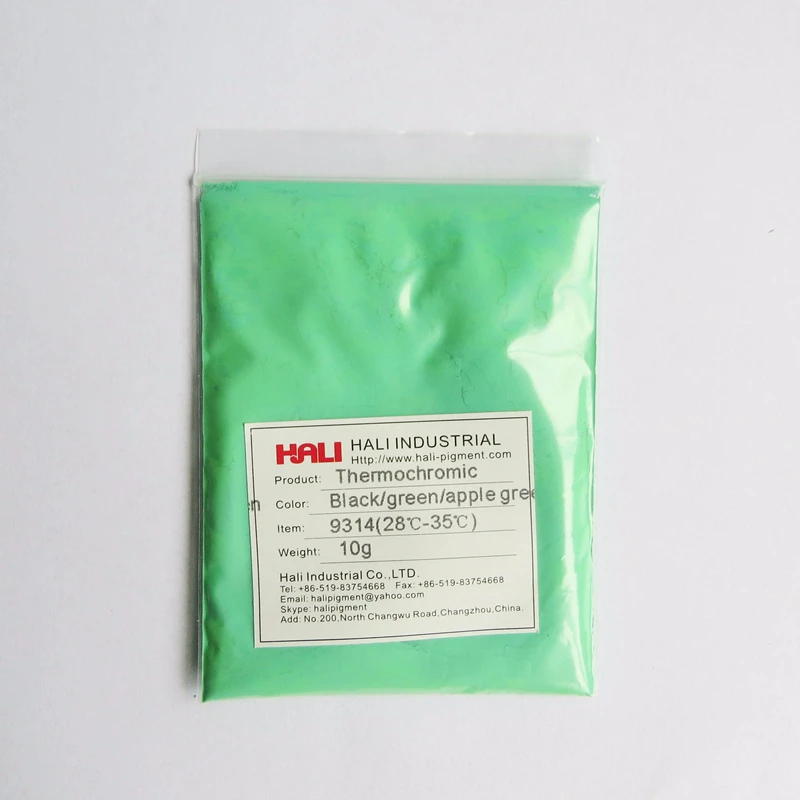 3 меняющих цвет термохромный пигмент 3-ступенчатый порошок горячий активный