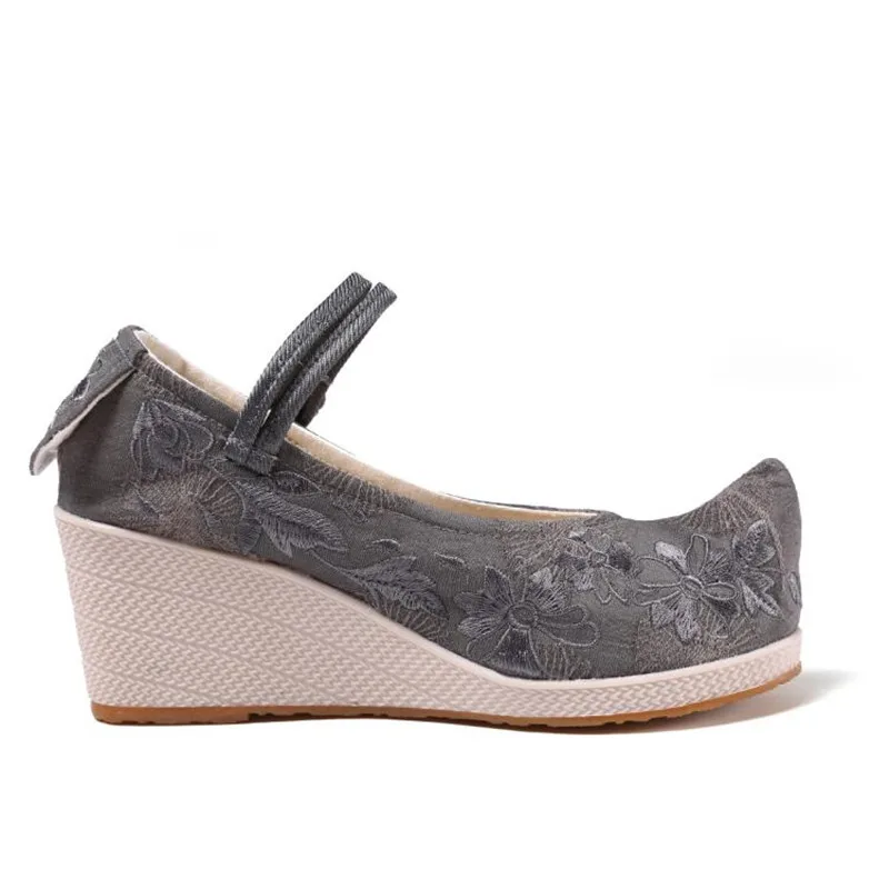 Новинка классические тканевые туфли в китайском фольклорном стиле ретро для