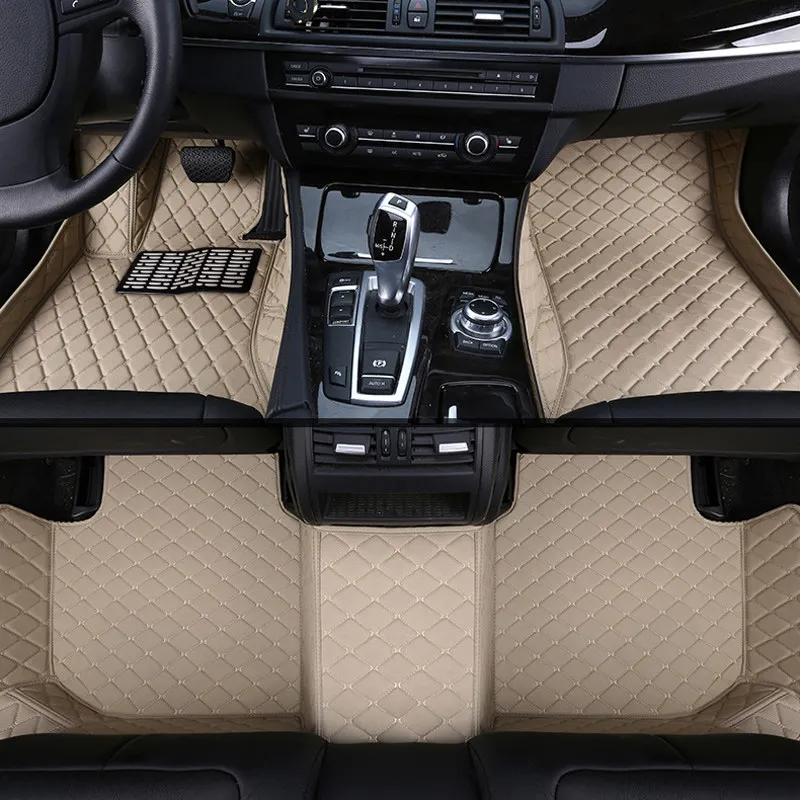 Автомобильный напольный коврик коврики кожаные аксессуары для Audi A1 A3 A4 A5 A6 A7 A8 A8L Q3