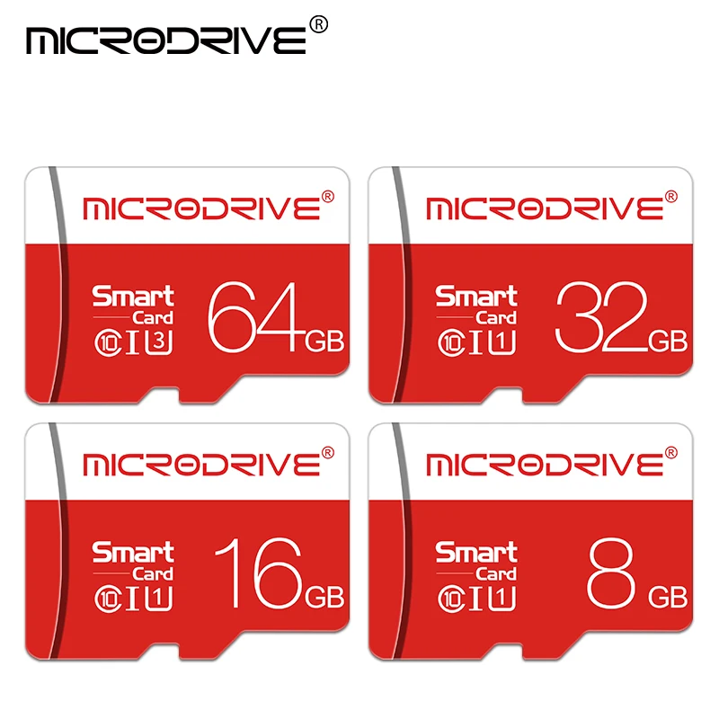 Microdrive высокая скорость флэш-карта памяти 8 ГБ 16 ГБ 32 ГБ Микро карта 64 Гб 128 Гб класс 10 SDHC/SDXC tarjeta Micro sd Cartao de memoria