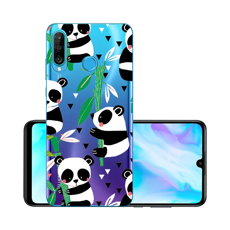 W013 Прозрачный чехол для huawei P30 Lite, чехол для huawei P30 Pro P10 P20 mate 10 20 30 Lite Pro P Smart Z Y7 Y9 чехол - Цвет: W013