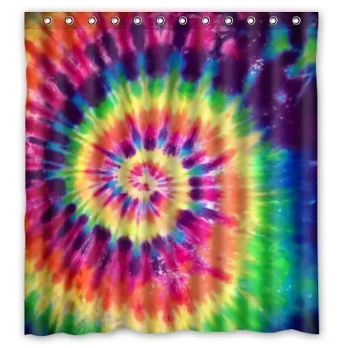 Цветной галстук краска 100% полиэстер занавеска для душа|polyester shower curtain|shower curtaincurtains