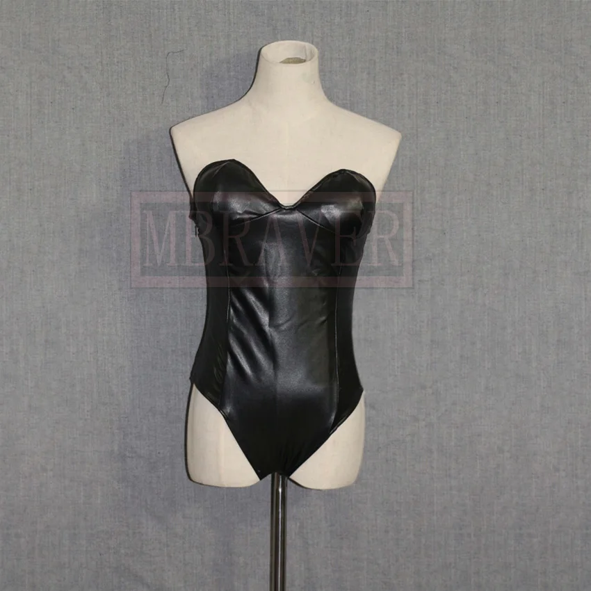 Зеленая Стрела 5 Черная канарейка Косплей Костюм сделанный на заказ Бесплатная