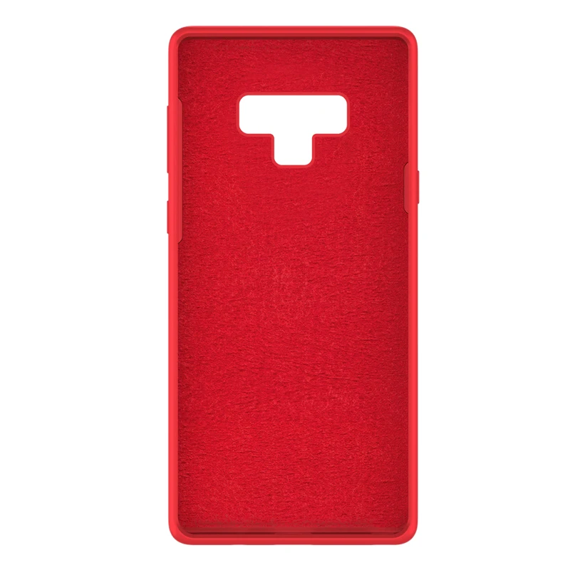 Soft Liquid Silicone Cases For Samsung Galaxy Note 9 8 S8 Plus Note9 Note8 Armor Back Cover Case S W |