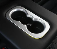 abs matt interior rear seat water cup holder cover trim 1pcs for renault koleos 2017