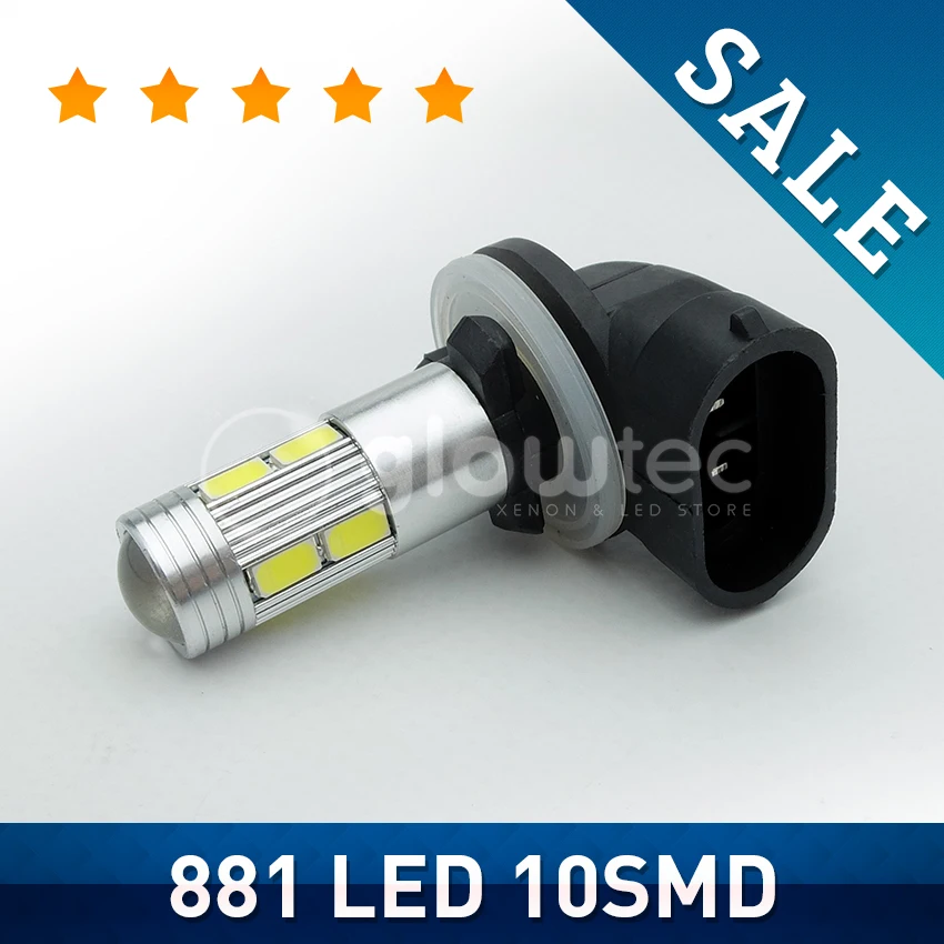 2 шт. светодиодный Автомобильные светодиодные лампы 881 SMD H27W/2 886 894 898 899 | Автомобили