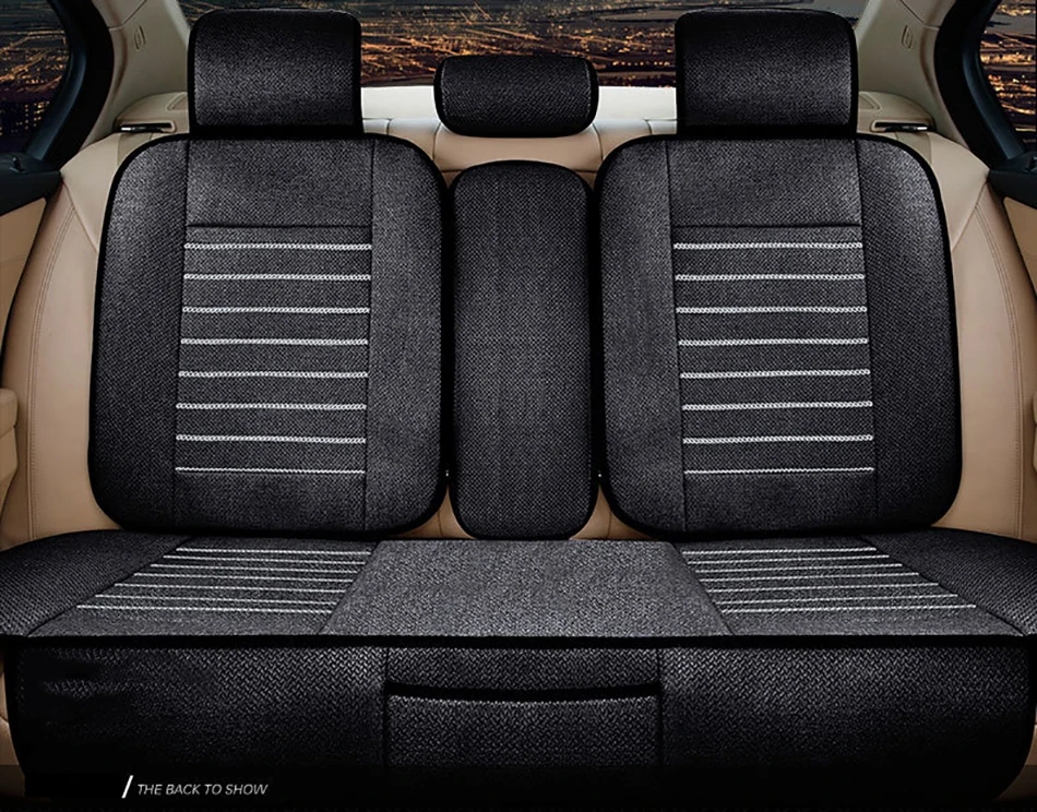 XWSN льняные чехлы для сидений автомобиля для Geely Atlas emgrand ec7 x7 gc6 mk ck 3D автомобильный Стайлинг авто аксессуары