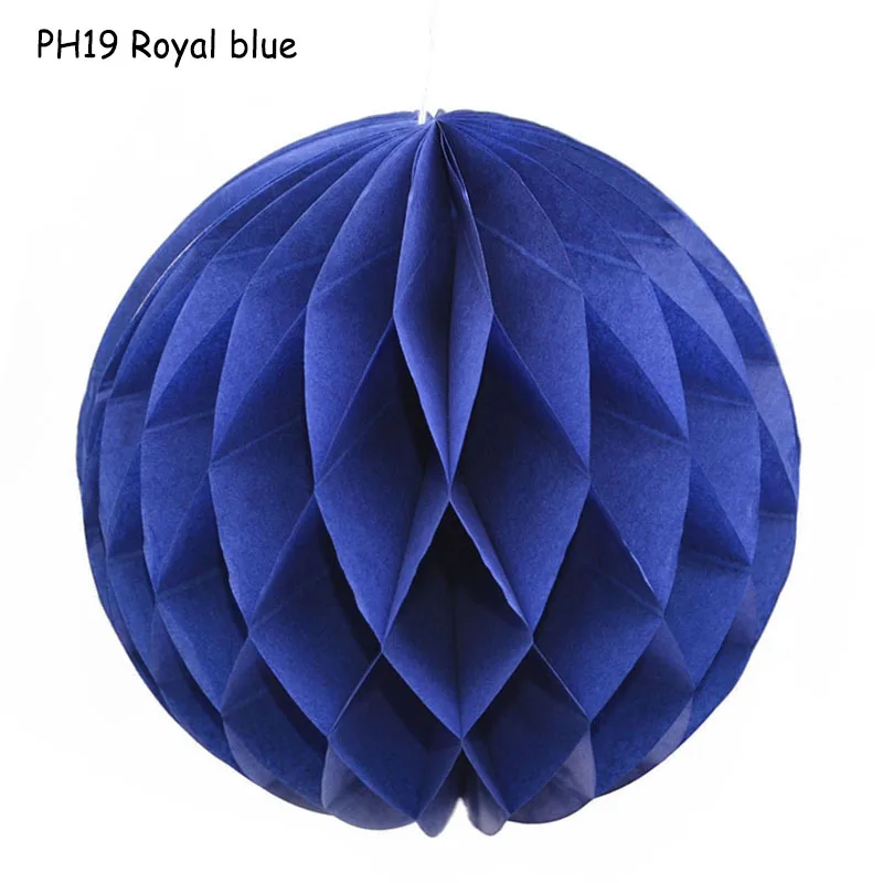 royal blue 1 шт. мини подарочная упаковка цветок соты шар для свадьбы и дня рождения украшения спрос среди детей - Цвет: royal blue