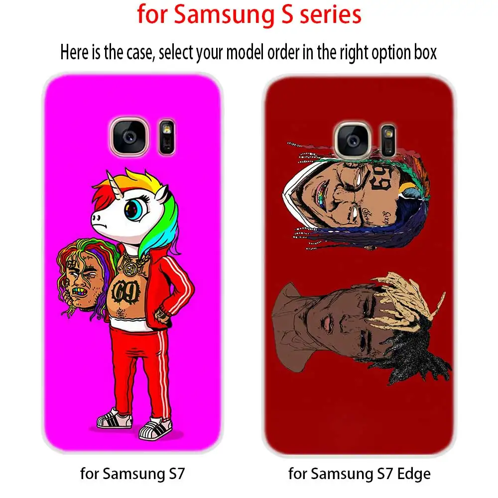 Мягкий силиконовый чехол для Samsung S30 S20 S11 S10 S9 S8 Plus lite 11e 10e Uitra S7Edge Tekashi69 6ix9ine 69 Rap singer |