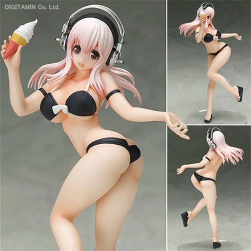 Аниме Super Sonico Beach Купальник королевы Ver. Масштаб 1/12 окрашенная привлекательная