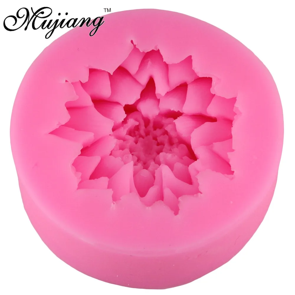 Силиконовые формы для мастики Mujiang цветок маргаритки украшение торта форма