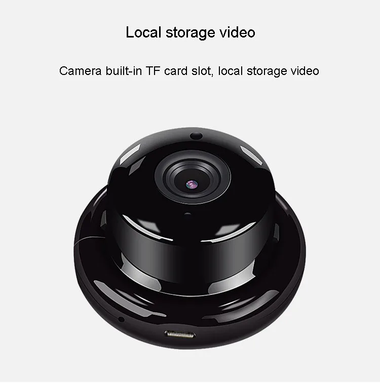 Домашняя безопасность мини Wifi 720P IP камера беспроводная маленькая CCTV инфракрасная камера ночного видения с функцией обнаружения движения Слот для sd-карты аудио V380 камера
