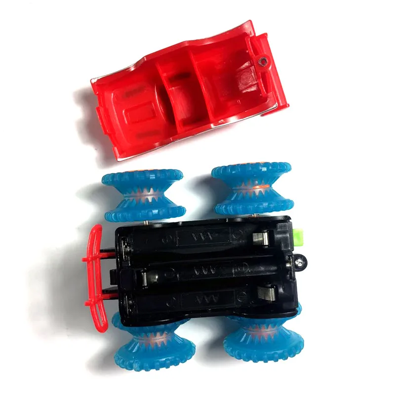 Новый набор Trix Truxs Monster Truck Stunt Car That Flip Climb And Zip Line мощный 4 колесный привод