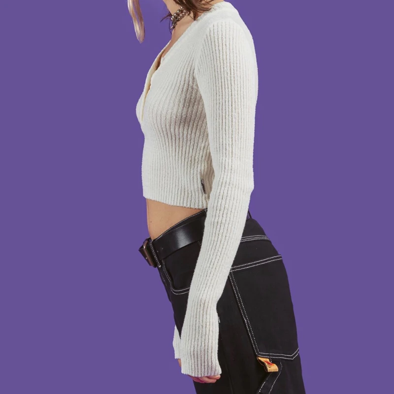 Брендовые модные базовые вязаные свитера осень 2019 облегающие Короткие пуловеры