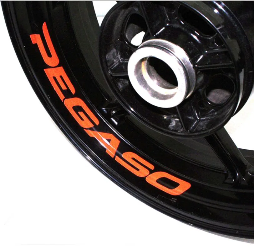 

Motorcycle Wheel Sticker Decal Reflective Rim Bike Motorcycle Suitable for Aprilia Pegaso