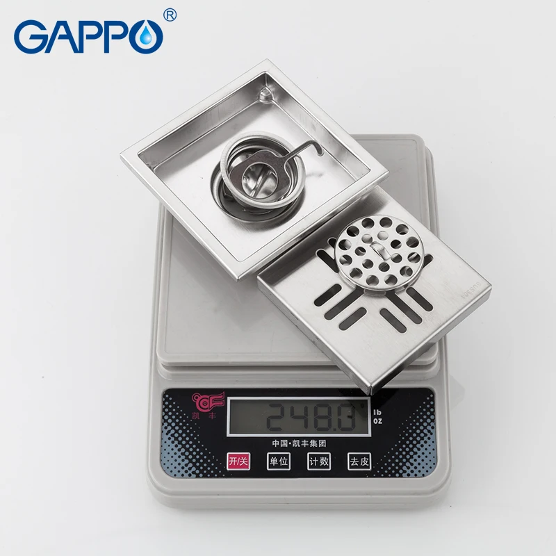 GAPPO истощает анти-запах Ванная комната пол сушилки Ванная комната стоков пробки ванна душ крылом фильтры
