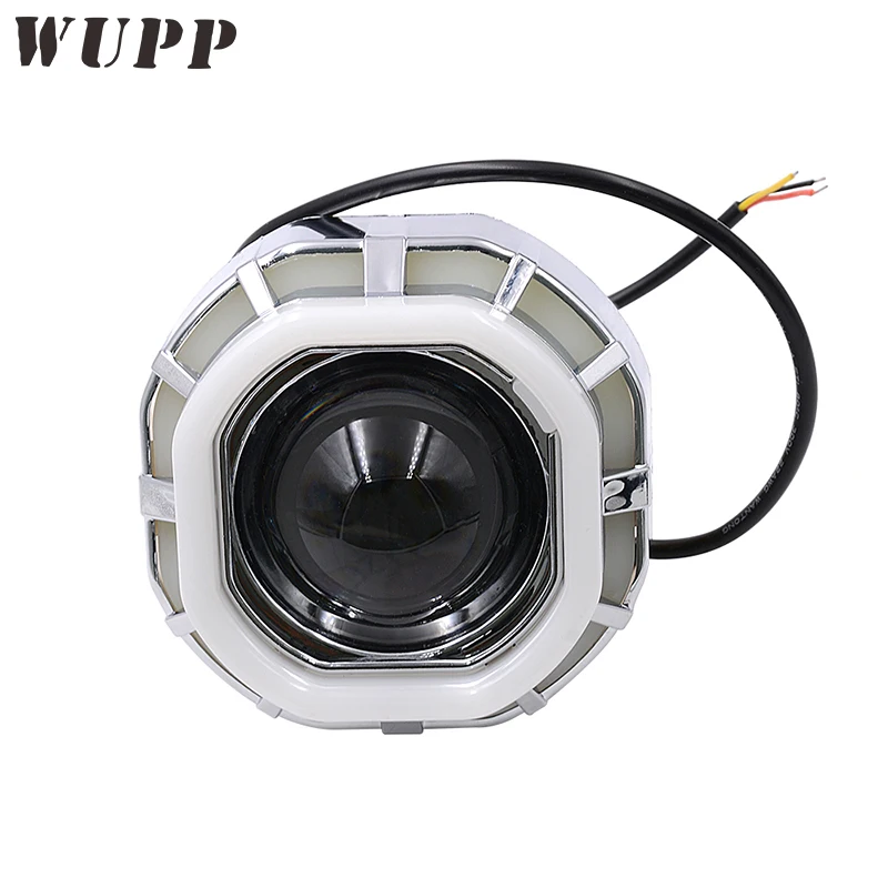 WUPP 12V 85V светильник для прожектора мотоцикла с двойной головкой глаза ангела