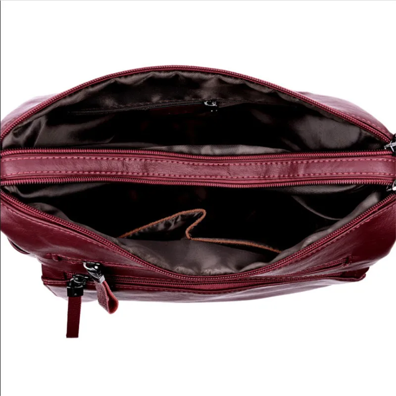 New woman bag soft leather single shoulder skew satchel large capacity handbag. | Багаж и сумки