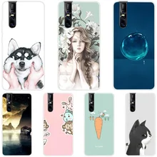 Модный чехол для телефона с милыми мультяшными животными VIVO V15 PRO