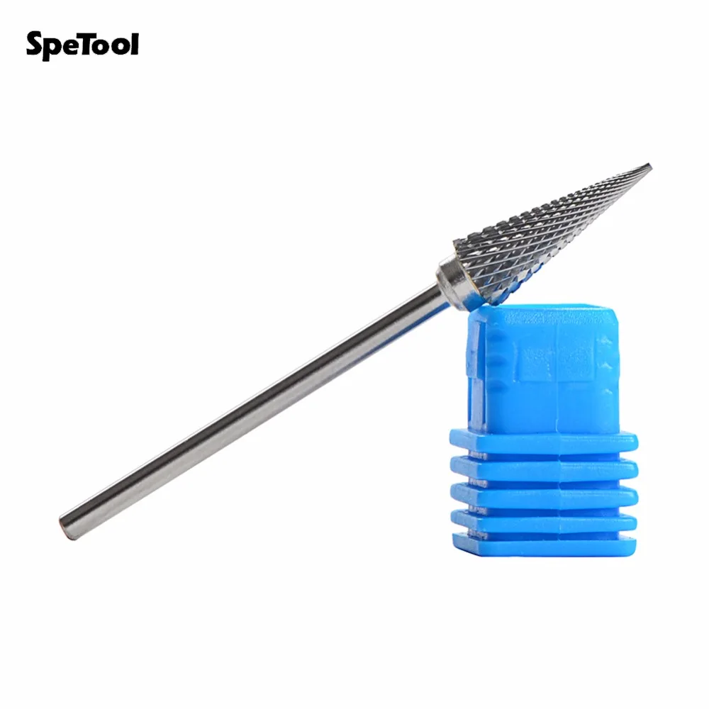 SpeTool Вольфрамовая твердосплавная насадка для ногтей острый кукурузный аксессуар