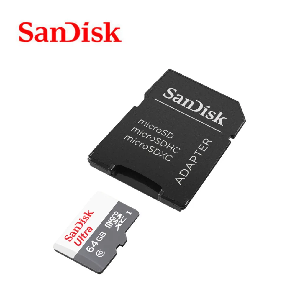 Sandisk ultra micro SD 64 ГБ 32 16 8 MicroSDHC/Micro SDXC UHS I карты памяти 48 МБ/с. класс 10 TF с адаптером|ultra