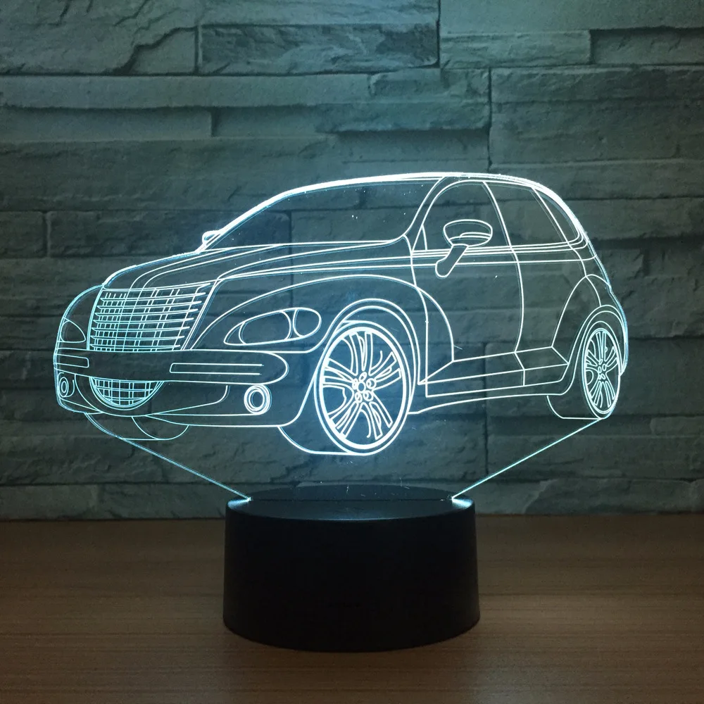Оптовая продажа 3d Led ночник Usb сенсорный пульт дистанционного управления