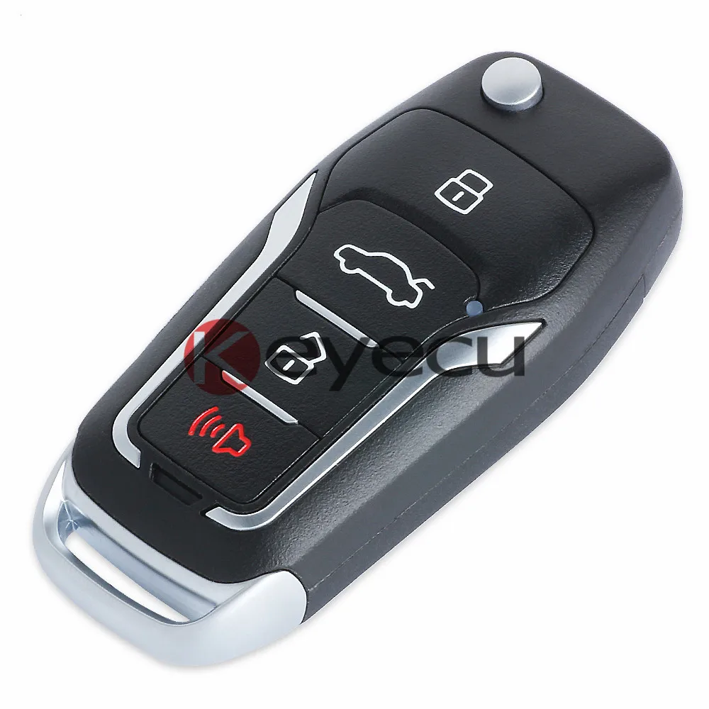 Новый запасной дистанционный ключ Keyecu с 4 кнопками 433 МГц чип ID46 для Hyundai Sonata 2014 2015