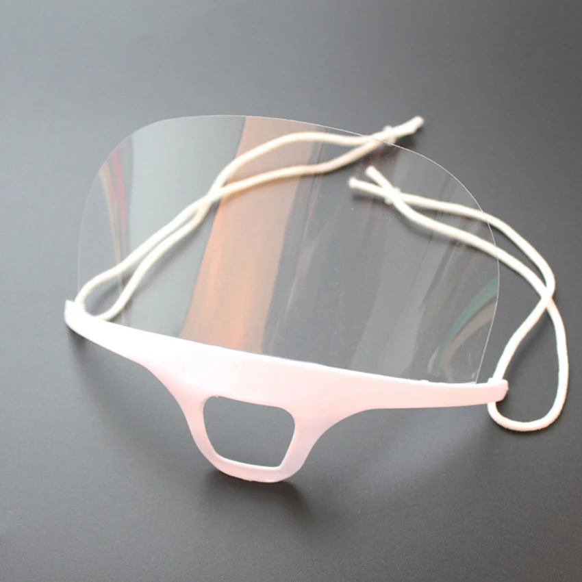 1 шт. Новая прозрачная пластиковая маска для лица экологическая чистки