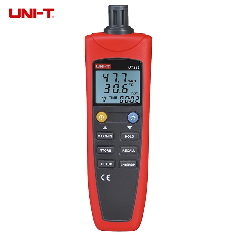 Uni-t UT331 UT332 цифровой тестер termo higrametro termometro температура umidade medidor de umidade с ЖК-подсветкой и USB