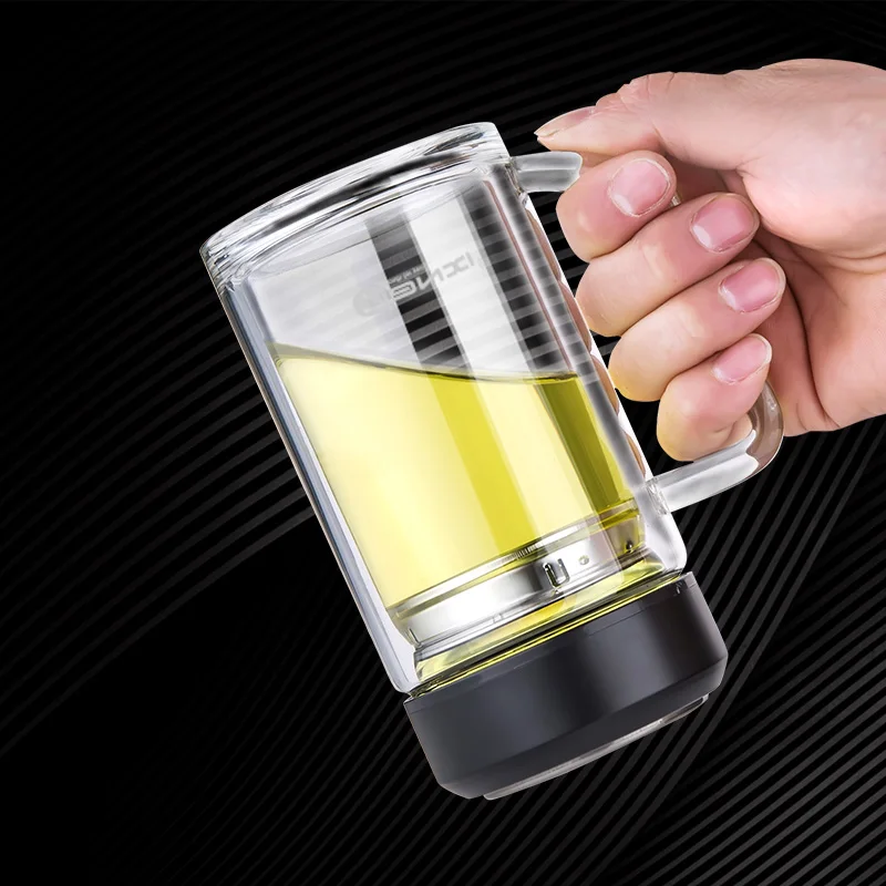 280 мл Офис Серии посуда Двойной Слой Glassbottle Чашки Чая Боросиликатное Стекло