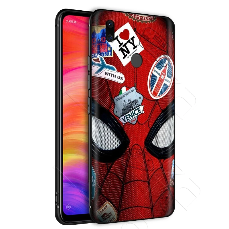 Чехол Lavaza Marvel Spiderman Captain America для Xiaomi Redmi Note 4A 4X 5 5A 6 6A 7 S2 Pro Go Prime Plus |