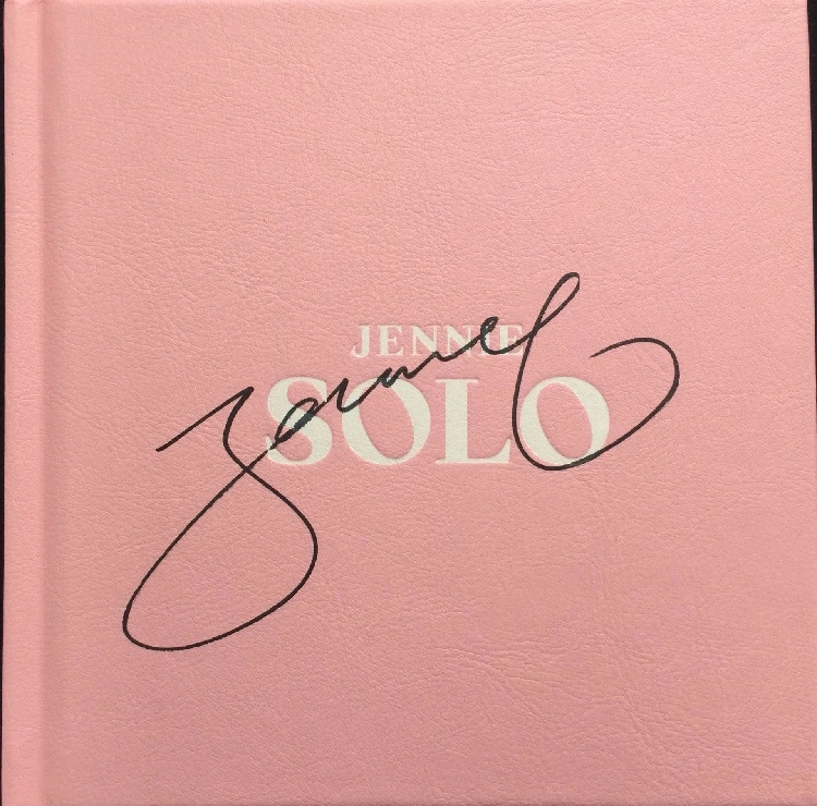 Подписанный BLACKPINK альбом с автографом Дженни SOLO CD+ Фотокнига+ подписанный плакат 112018
