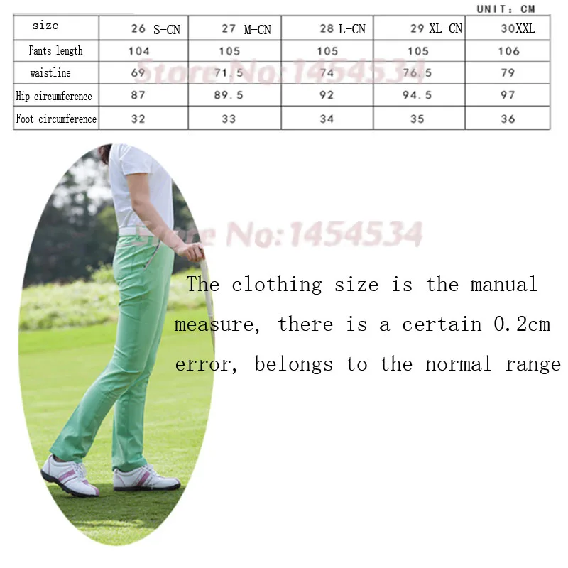 

EVERIO Brands Women Pants Clothing Pant Golf Apparel Sportswear Long Pants Lady Slim Breathable Golf/Tennis Trousers Quick-Dry