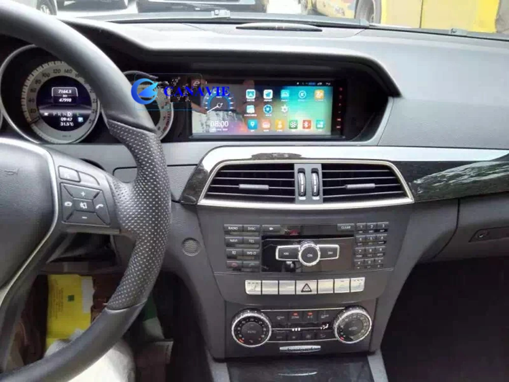 8," Android автомобильный Радио DVD gps навигация Центральный Мультимедиа для Mercedes Benz C180 C200 C230 C300 W204